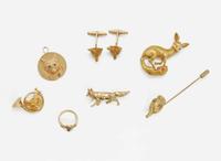 A Miscellaneous Collection of Fox Themed Jewelry