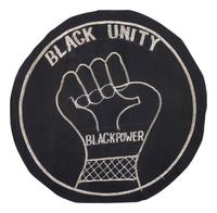 [CIVIL RIGHTS]. Black Unity. Black Power. Large embroidered vernacular patch.