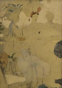 A Portfolio of Prints after Jacques Villon Framed size 18 x 18 inches.