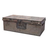 US Navy Tin Travel Trunk
