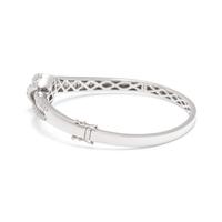 WHITE GOLD AND DIAMOND BANGLE BRACELET
