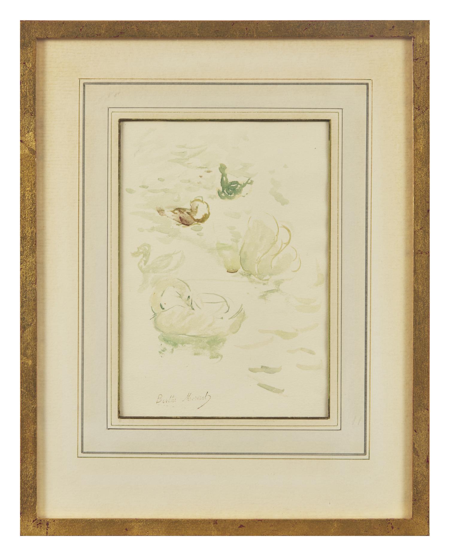 Cygnes et Canards with Reflets dans le Lac verso (A Double-Sided Work), 1893