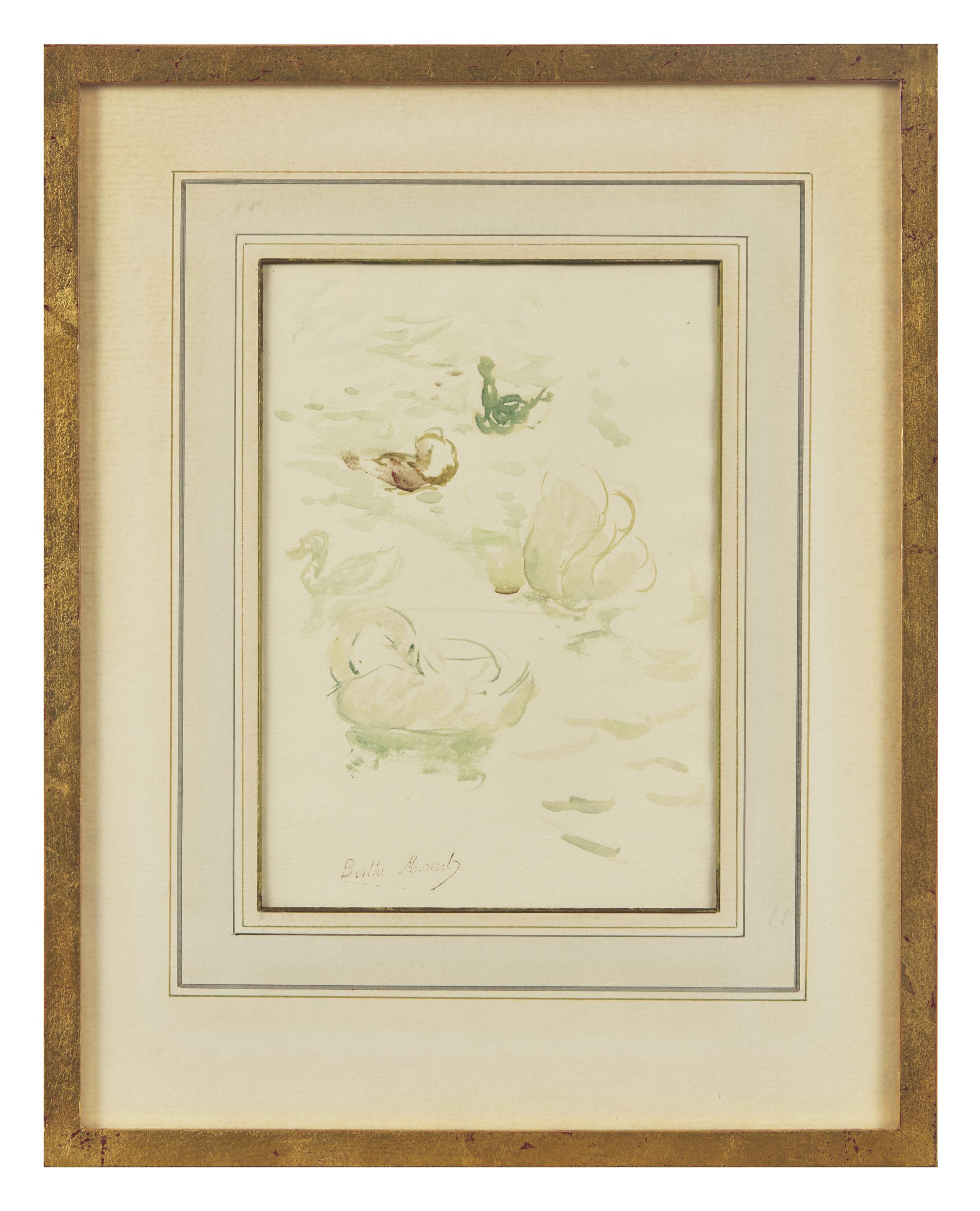 Cygnes et Canards with Reflets dans le Lac verso (A Double-Sided Work), 1893