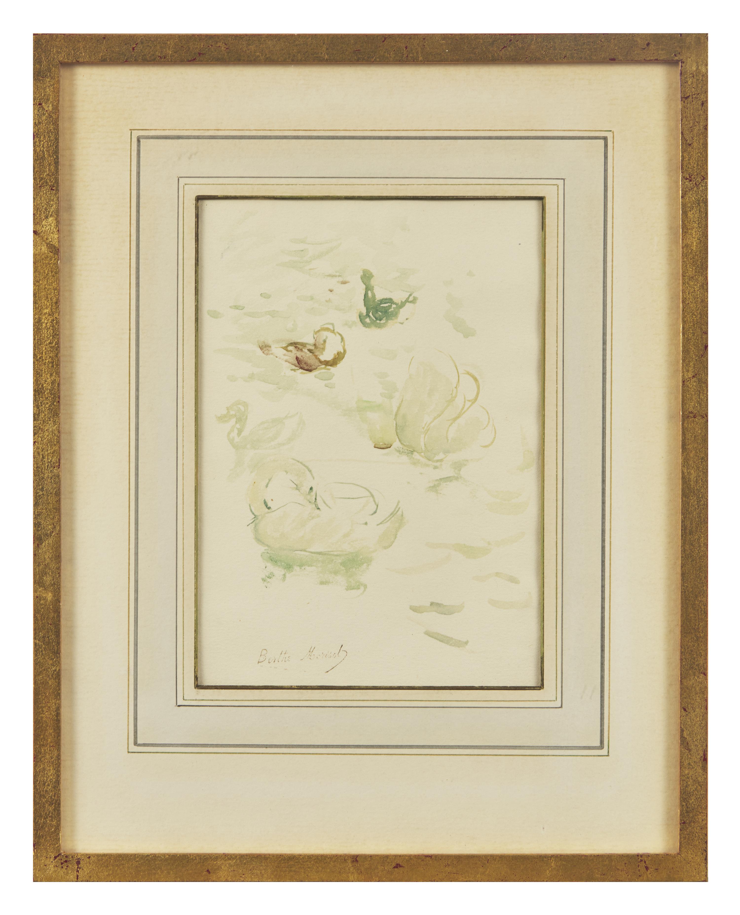 Cygnes et Canards with Reflets dans le Lac verso (A Double-Sided Work), 1893