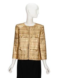 Chanel, Gold Fantasy Tweed Cardigan Jacket