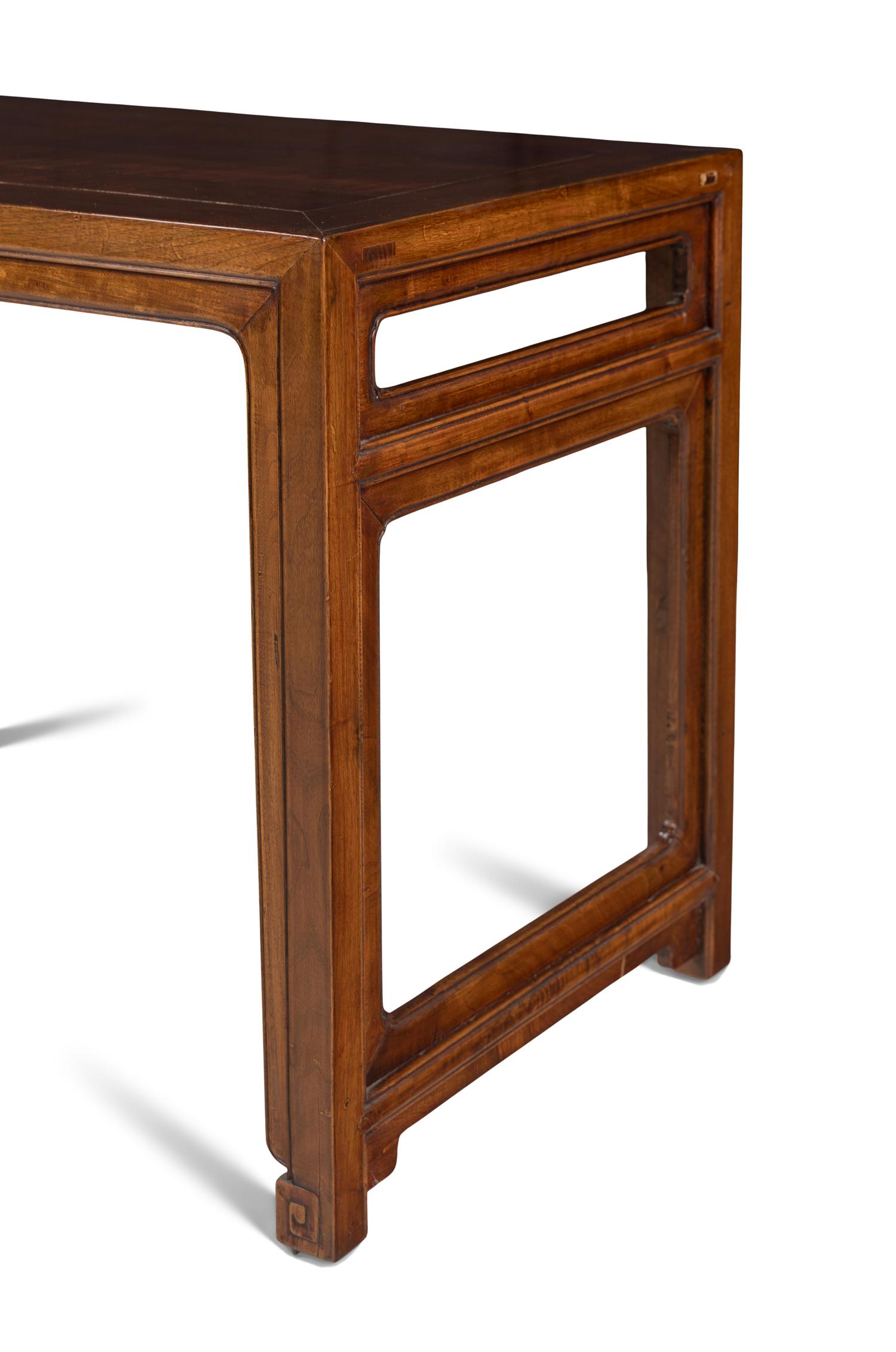 A Chinese Walnut Table, 20th Century — 二十世紀 胡桃木方桌