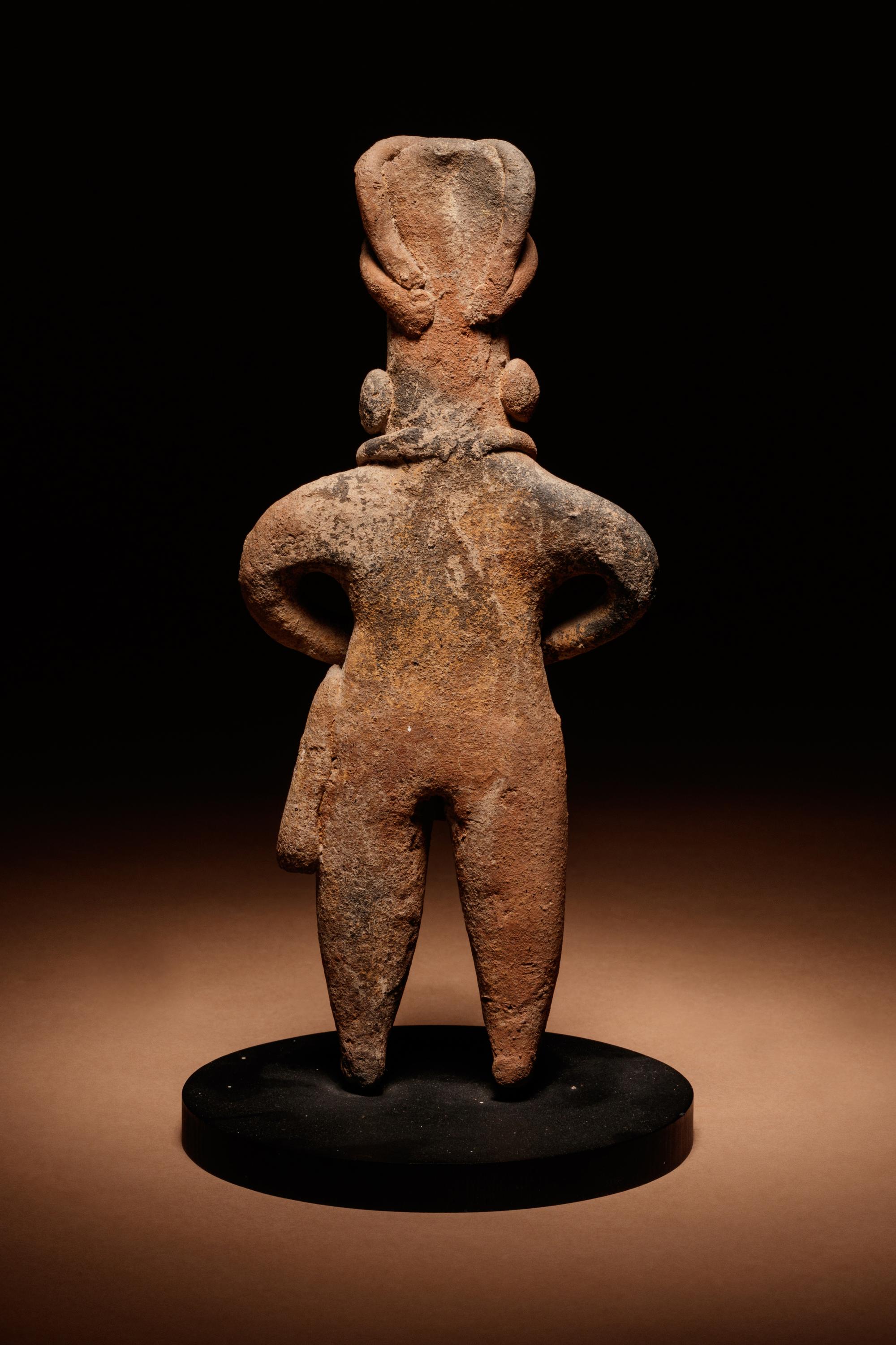 A Colima Terracotta Standing Figure