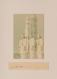 [NASA - APOLLO 9]. Signed photograph of the Apollo 9 crew. 1969