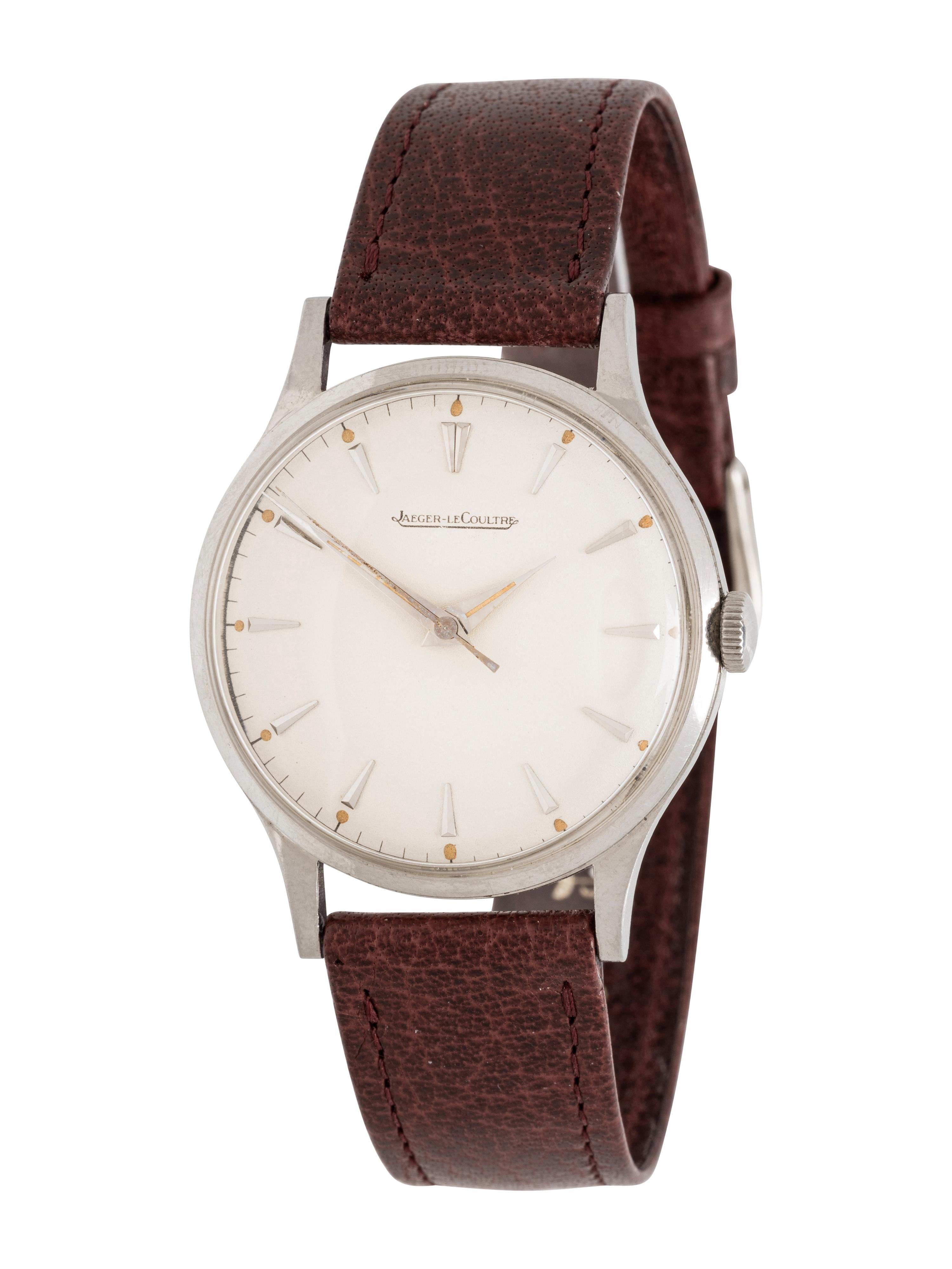 JAEGER-LECOULTRE, STAINLESS STEEL WATCH