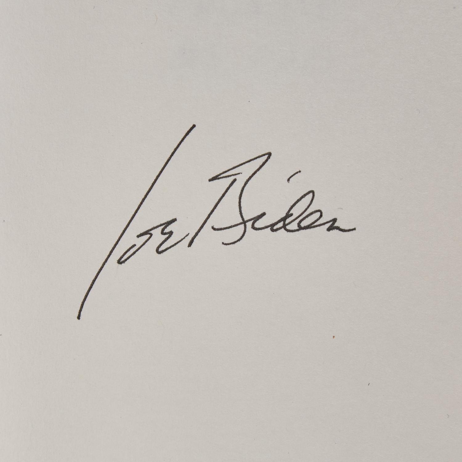 [Presidential] [Obama, Barack, and Joe Biden] Group of 2 Signed Titles