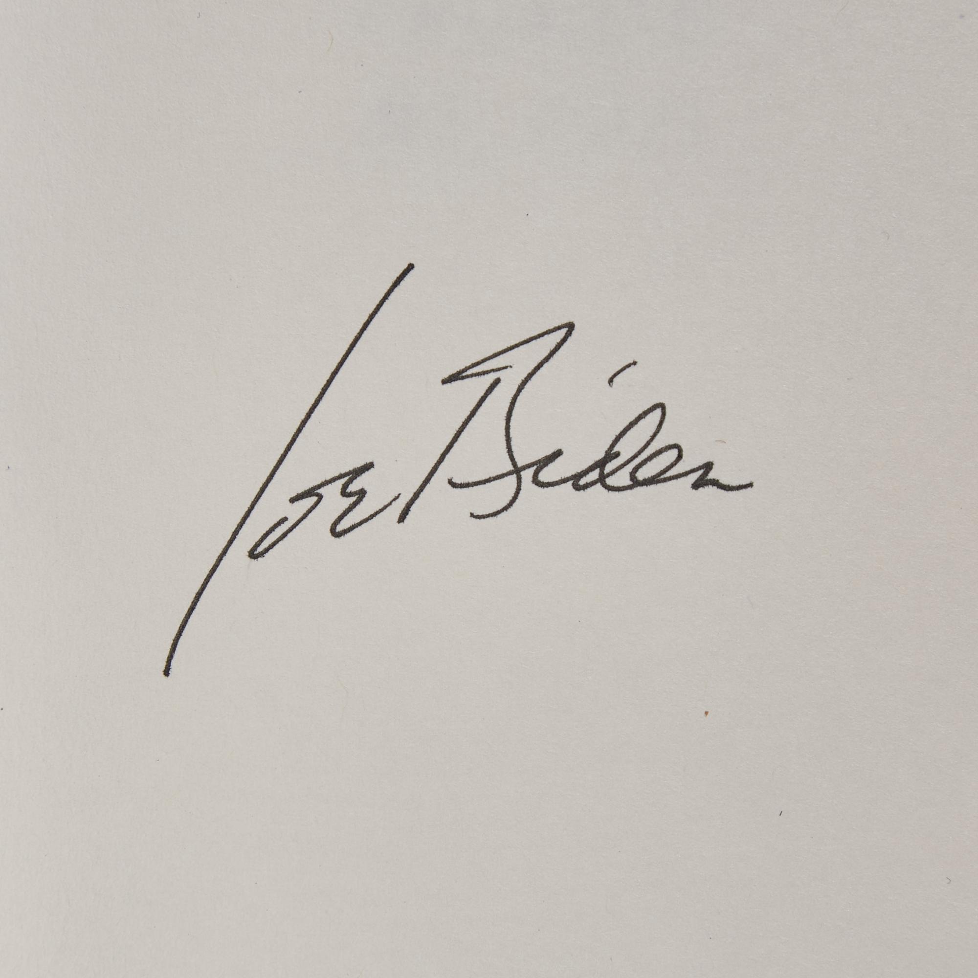 [Presidential] [Obama, Barack, and Joe Biden] Group of 2 Signed Titles
