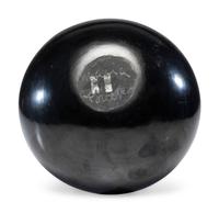 Blackware Pottery Bowl, with Gunmetal Finish 1956-1965