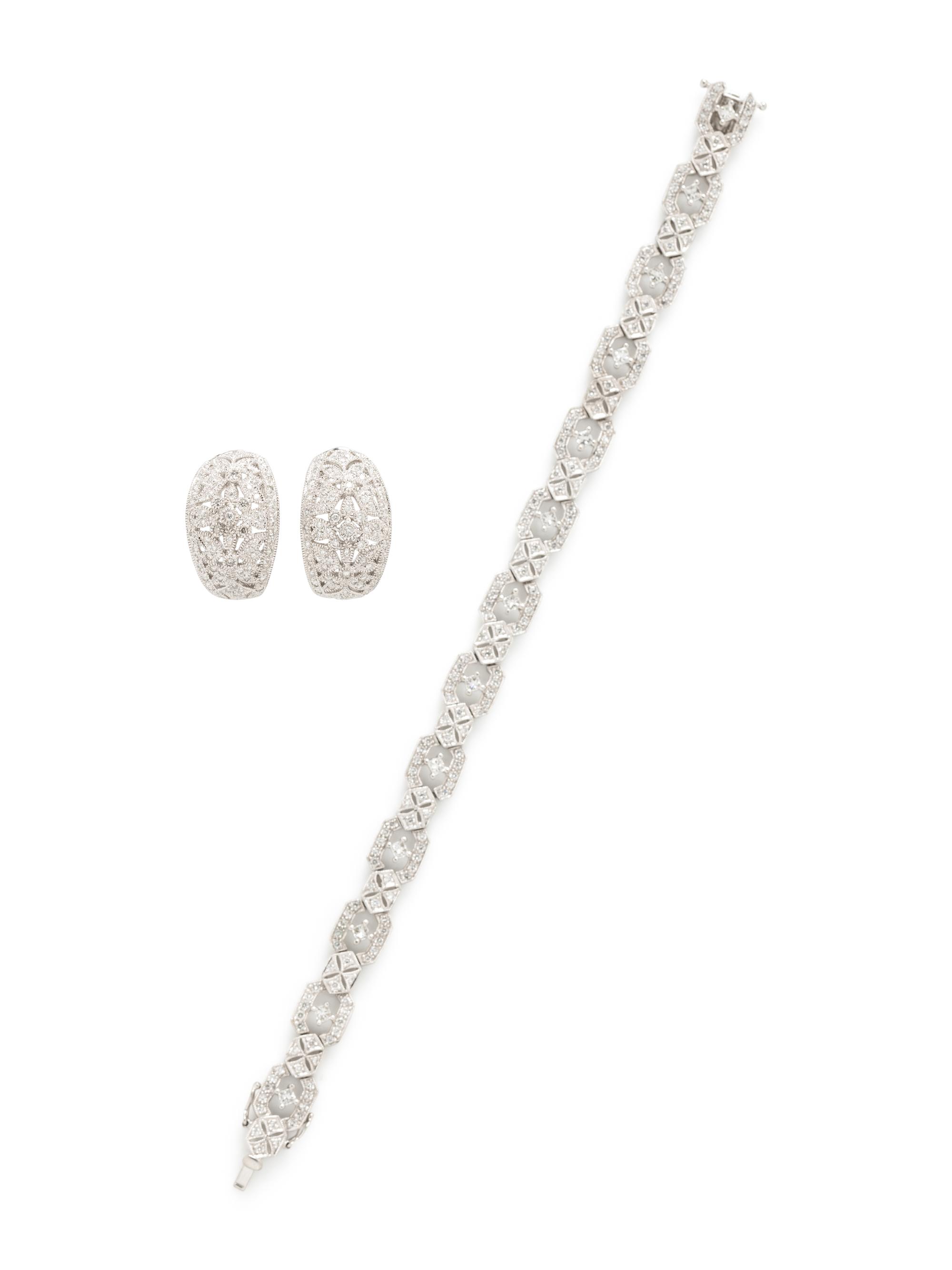 COLLECTION OF DIAMOND JEWELRY