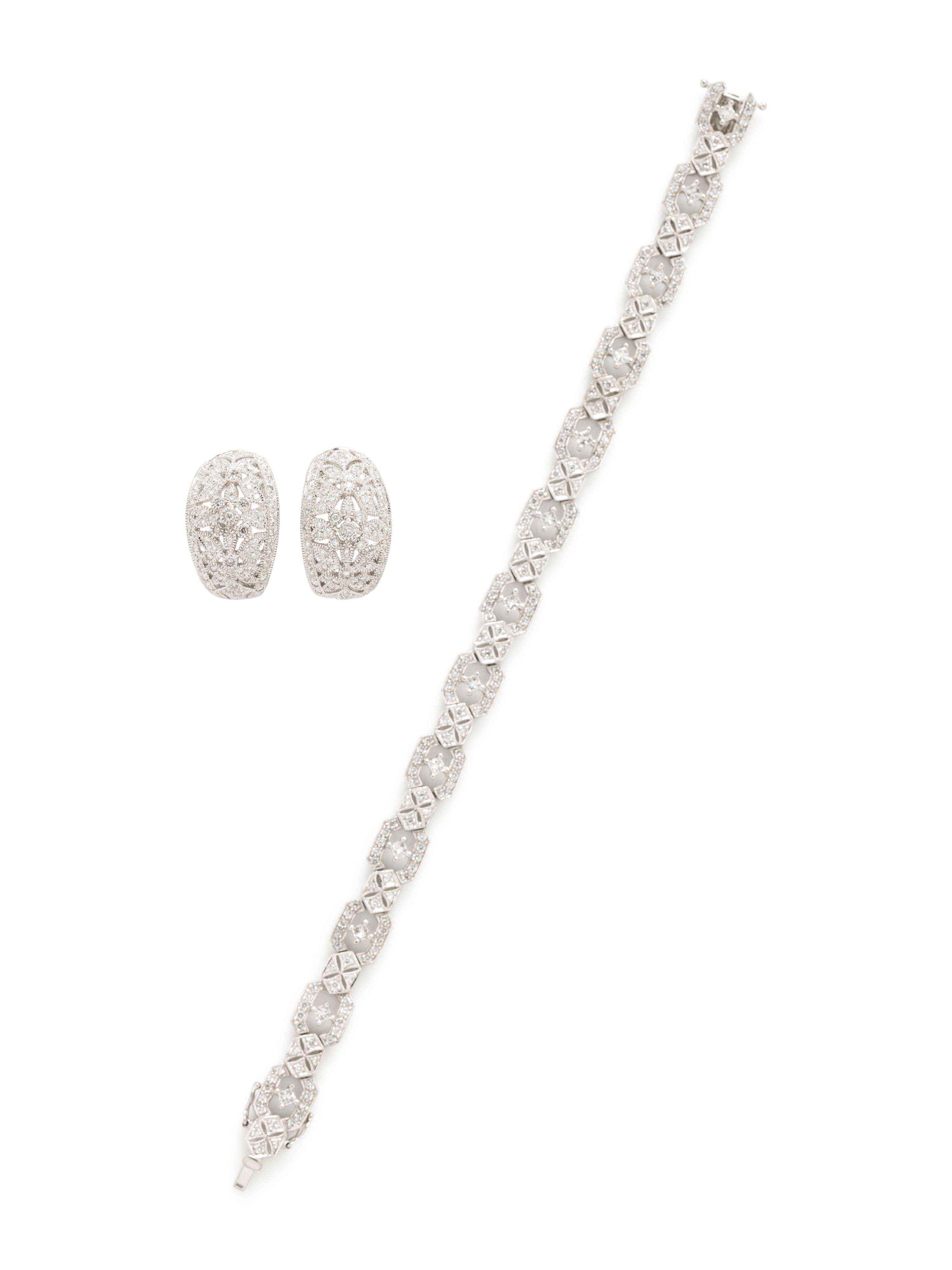 COLLECTION OF DIAMOND JEWELRY