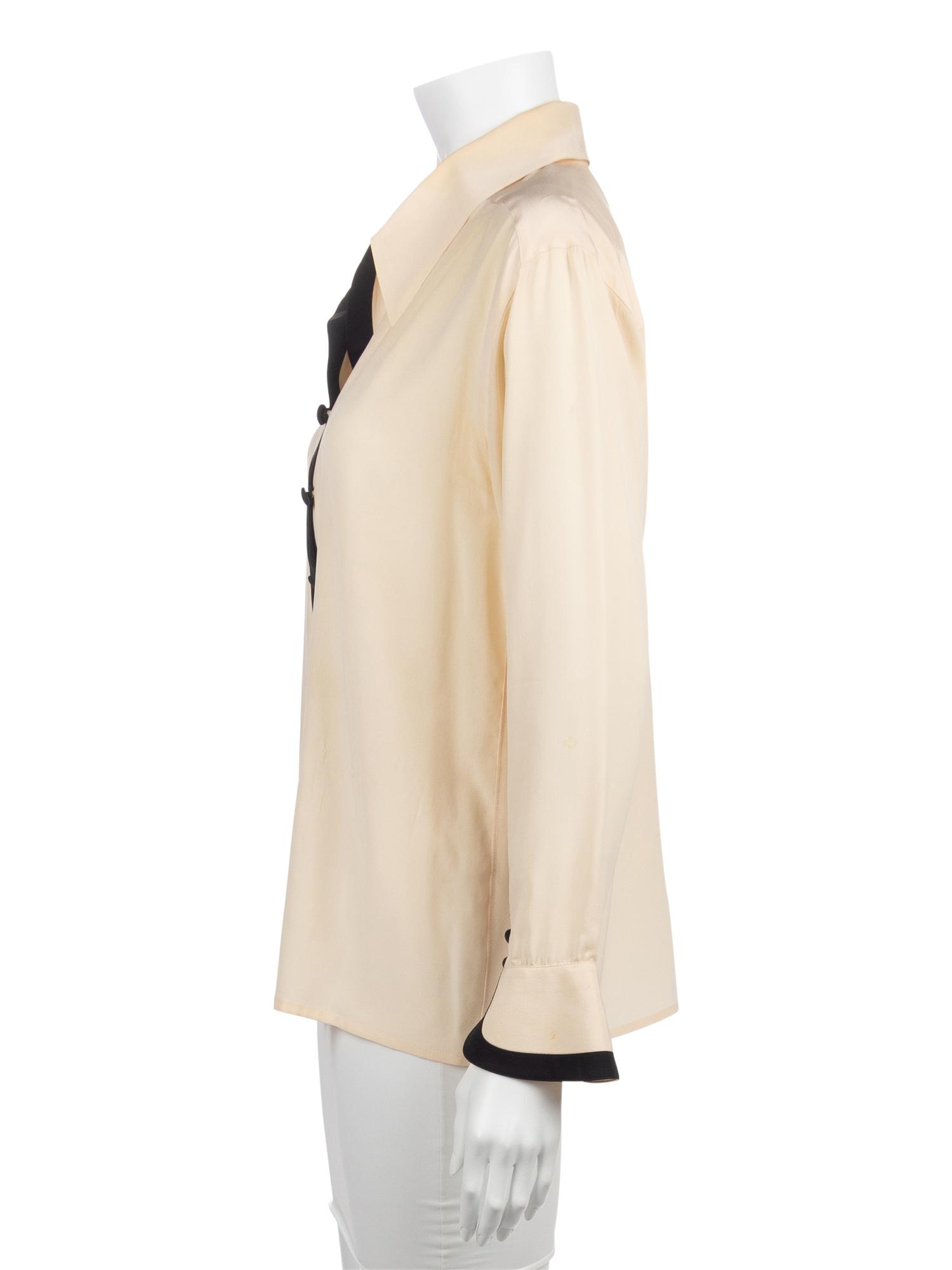 Three Blouses by Comme des Garçons, Valentino, and Karl Lagerfeld, 1980s-1990s
