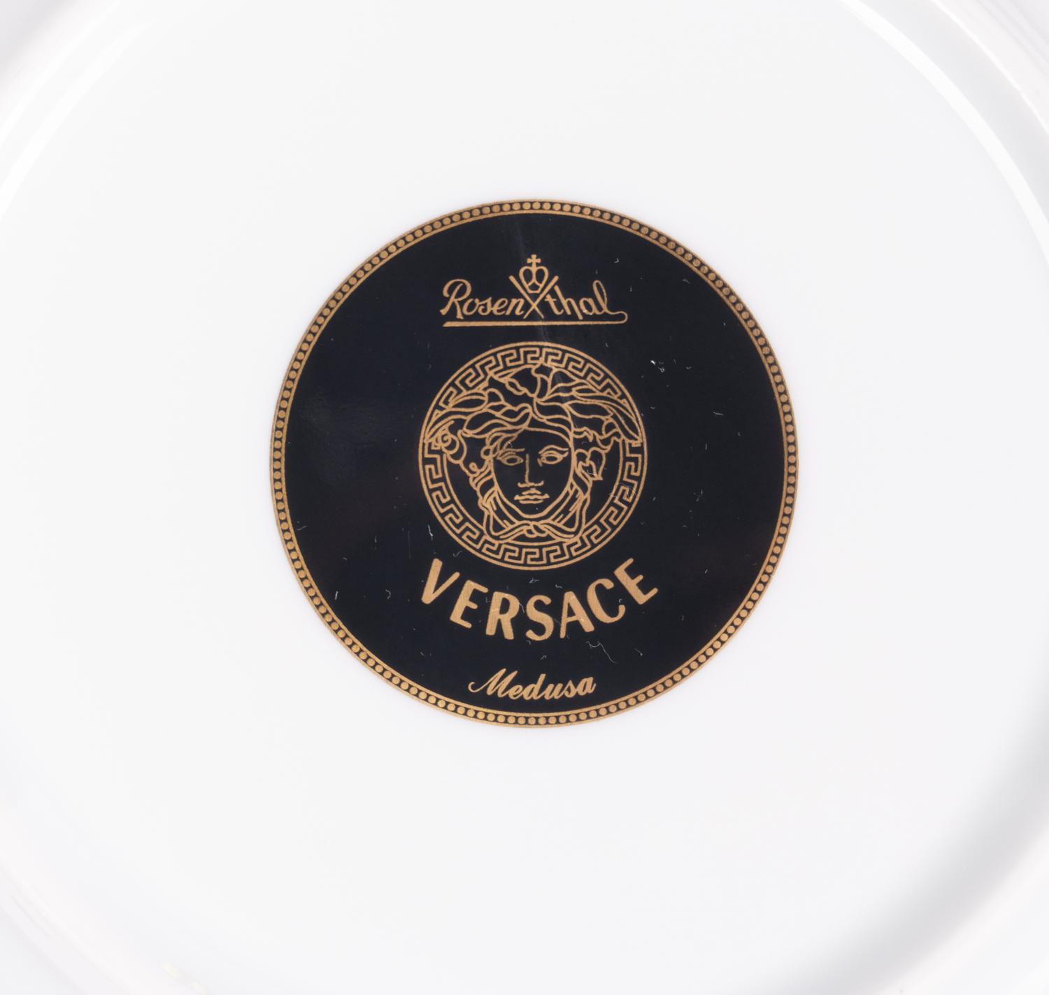 A Versace Medusa Porcelain Diner Service