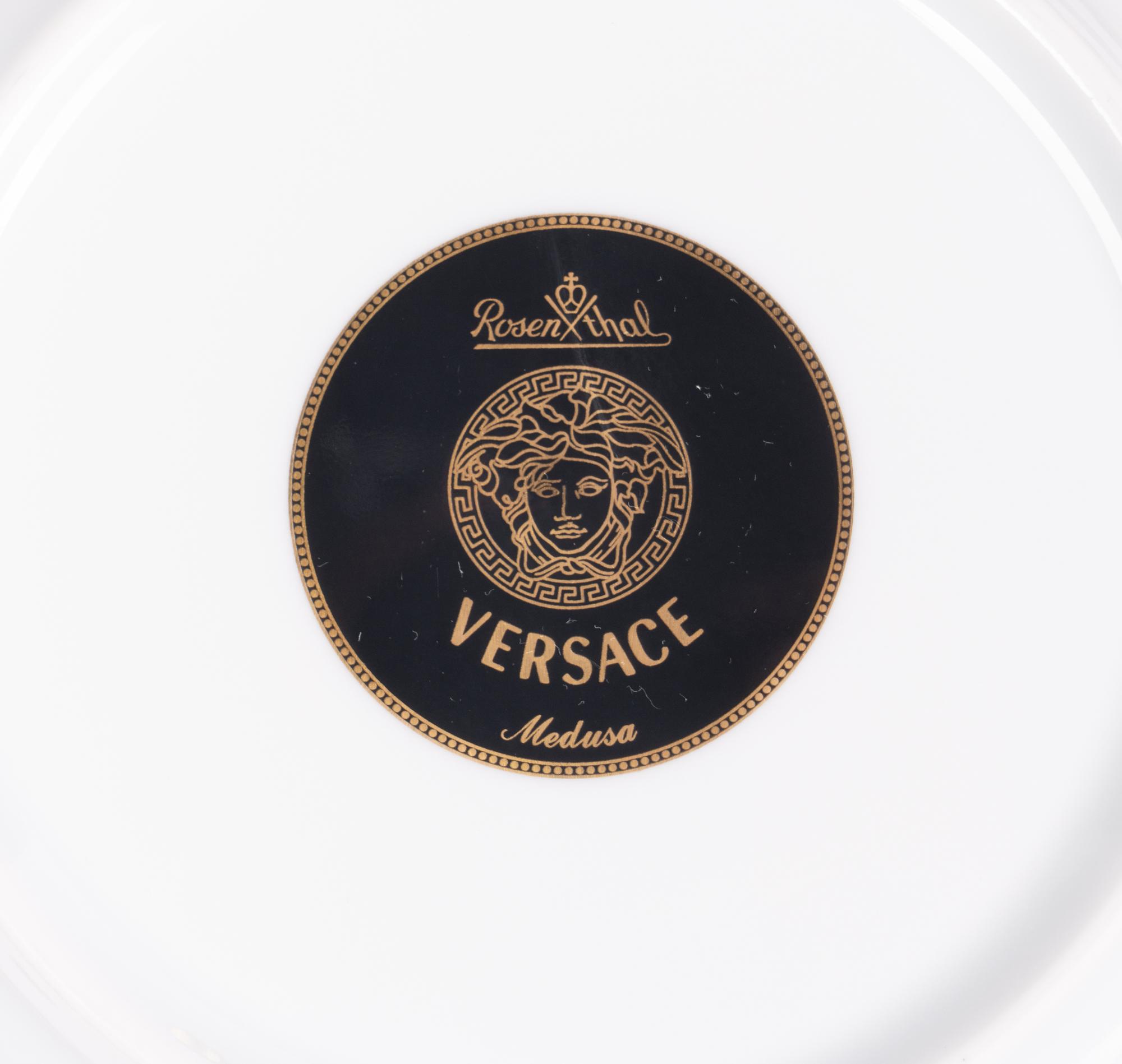 A Versace Medusa Porcelain Diner Service