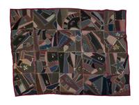 An American Patchwork Crazy Quilt 89 x 70 inches. — 1894