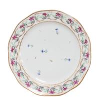 A Set of Fifteen Paris Porcelain Luncheon Plates Diameter 8 1/2 inches. — ANDRE-MARIE LEBOEUF, RUE THIROUX PARIS, 18TH CENTURY