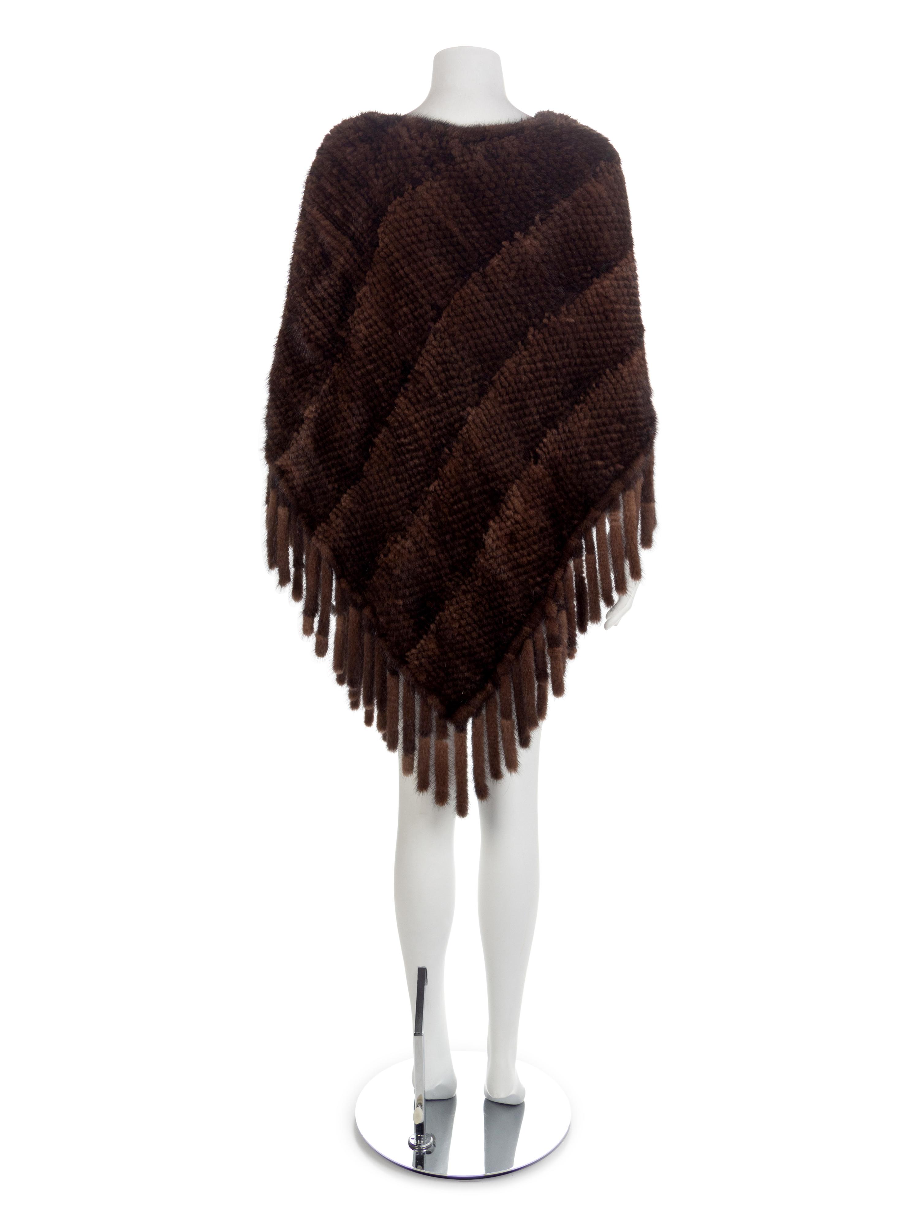 Dennis Basso Sable Poncho, 2000-10s