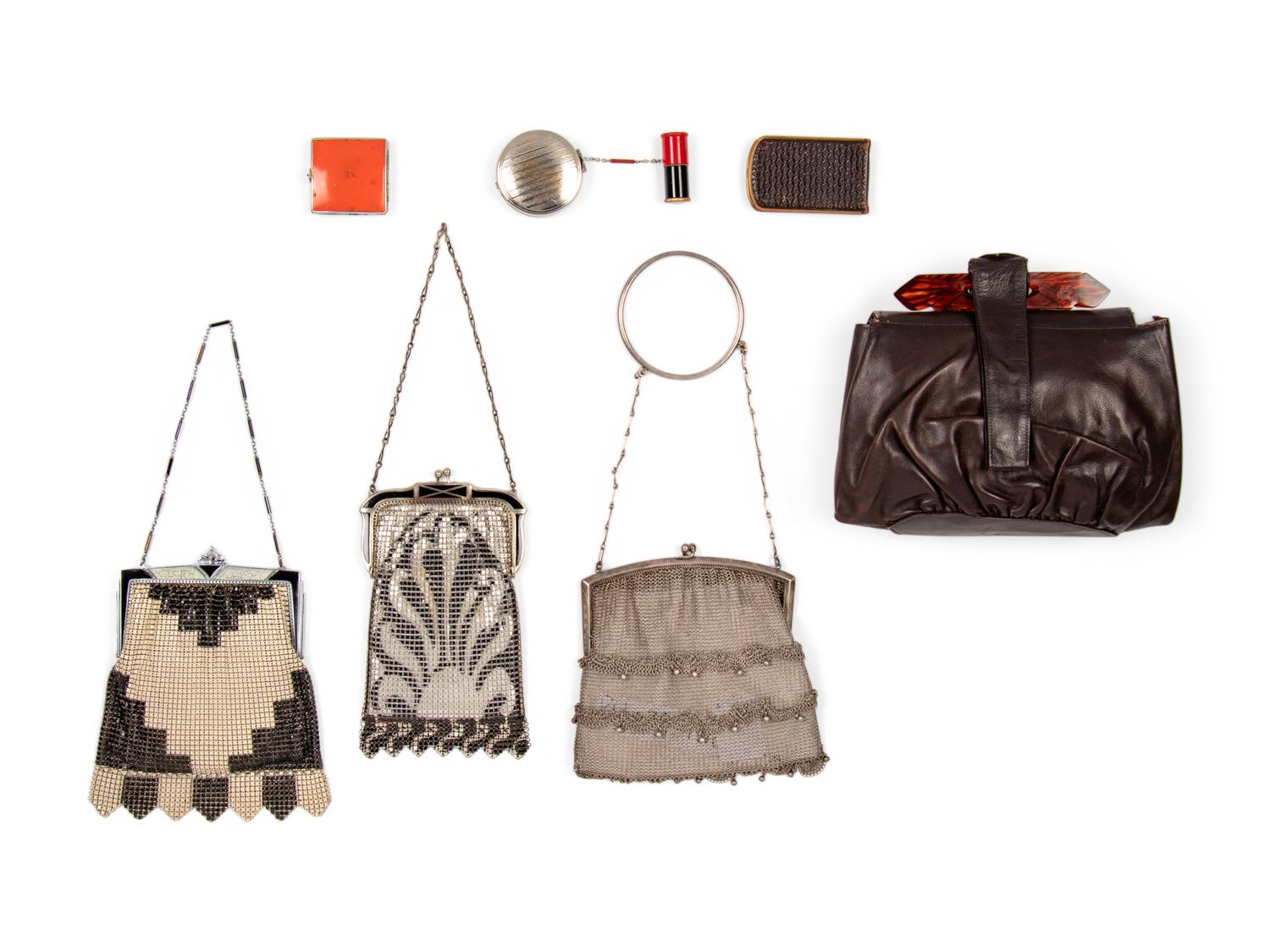 Collection of Seven Vintage Bags and Vanity Cases, 1910-1940s