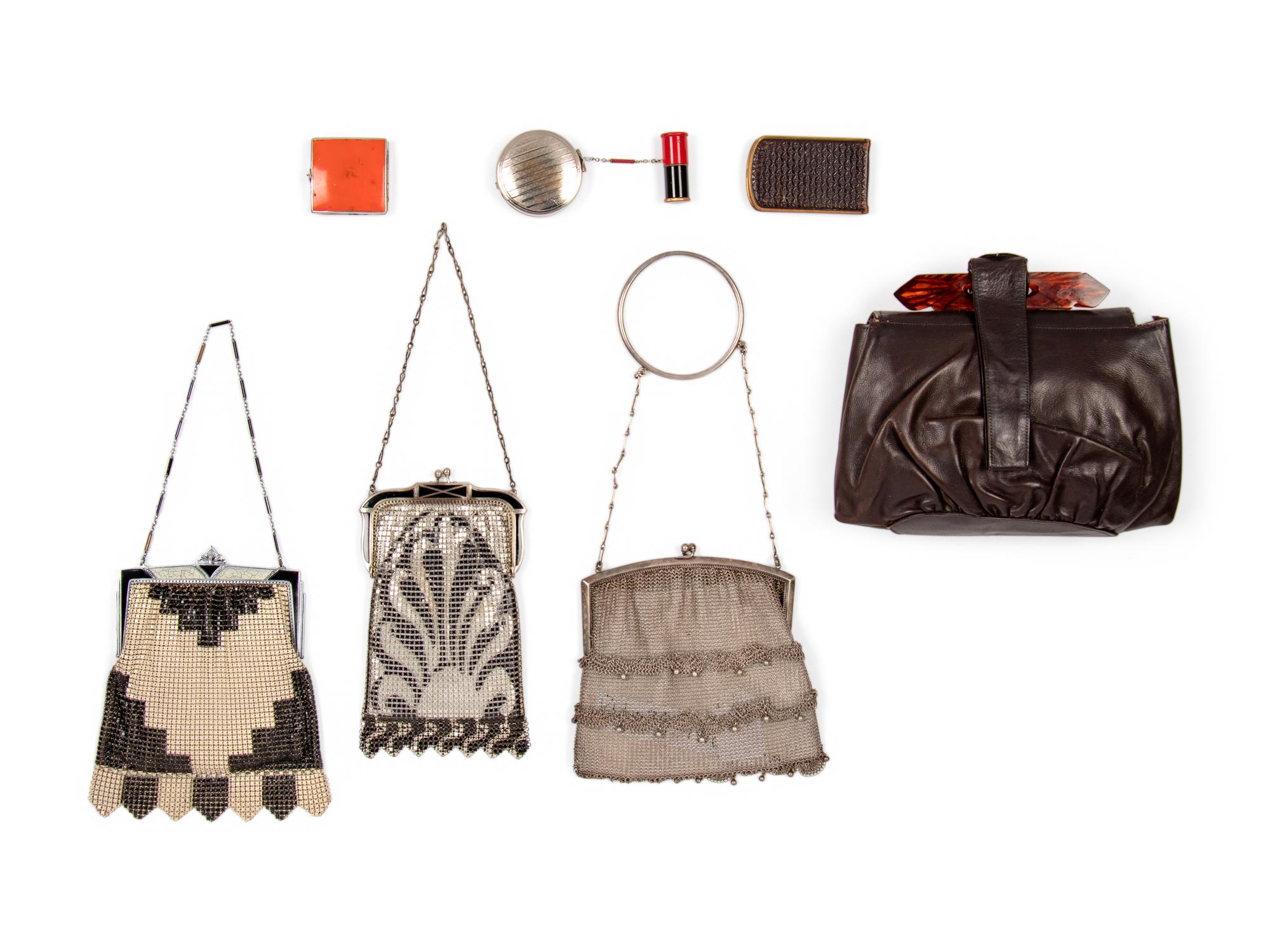 Collection of Seven Vintage Bags and Vanity Cases, 1910-1940s