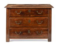 A French Provincial Walnut Chest of Drawers