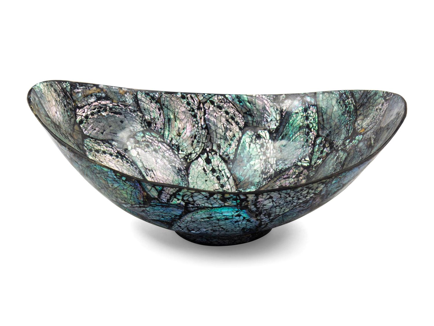 A Faux Abalone Bowl