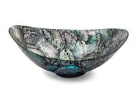 A Faux Abalone Bowl
