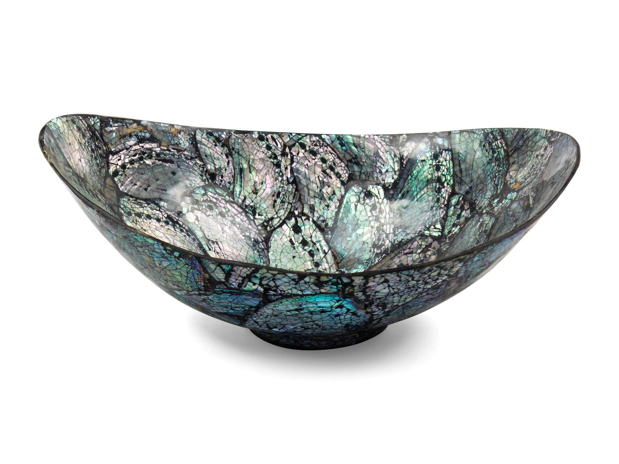 A Faux Abalone Bowl
