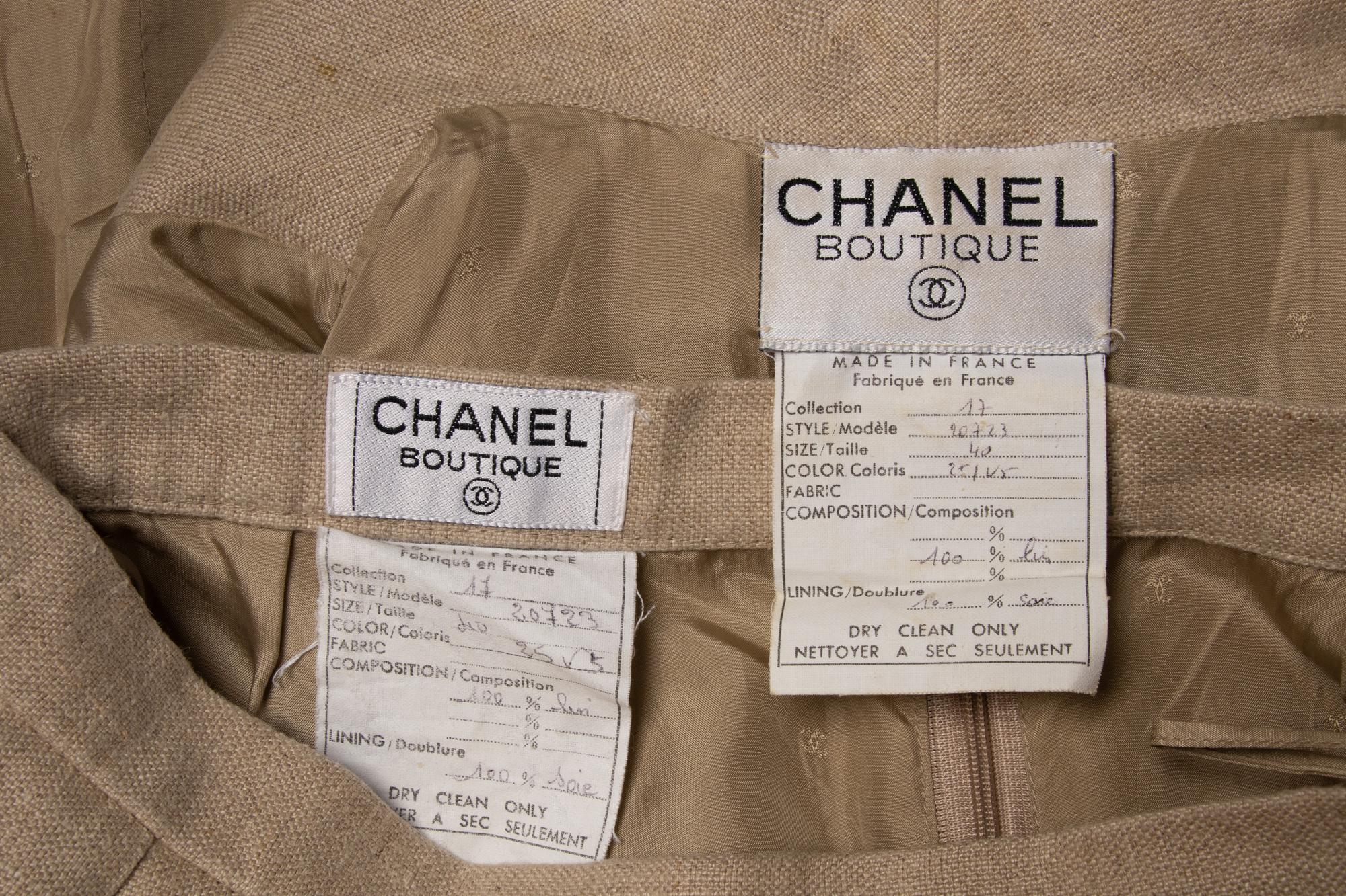 Chanel Boutique Skirt Suit, 1990s