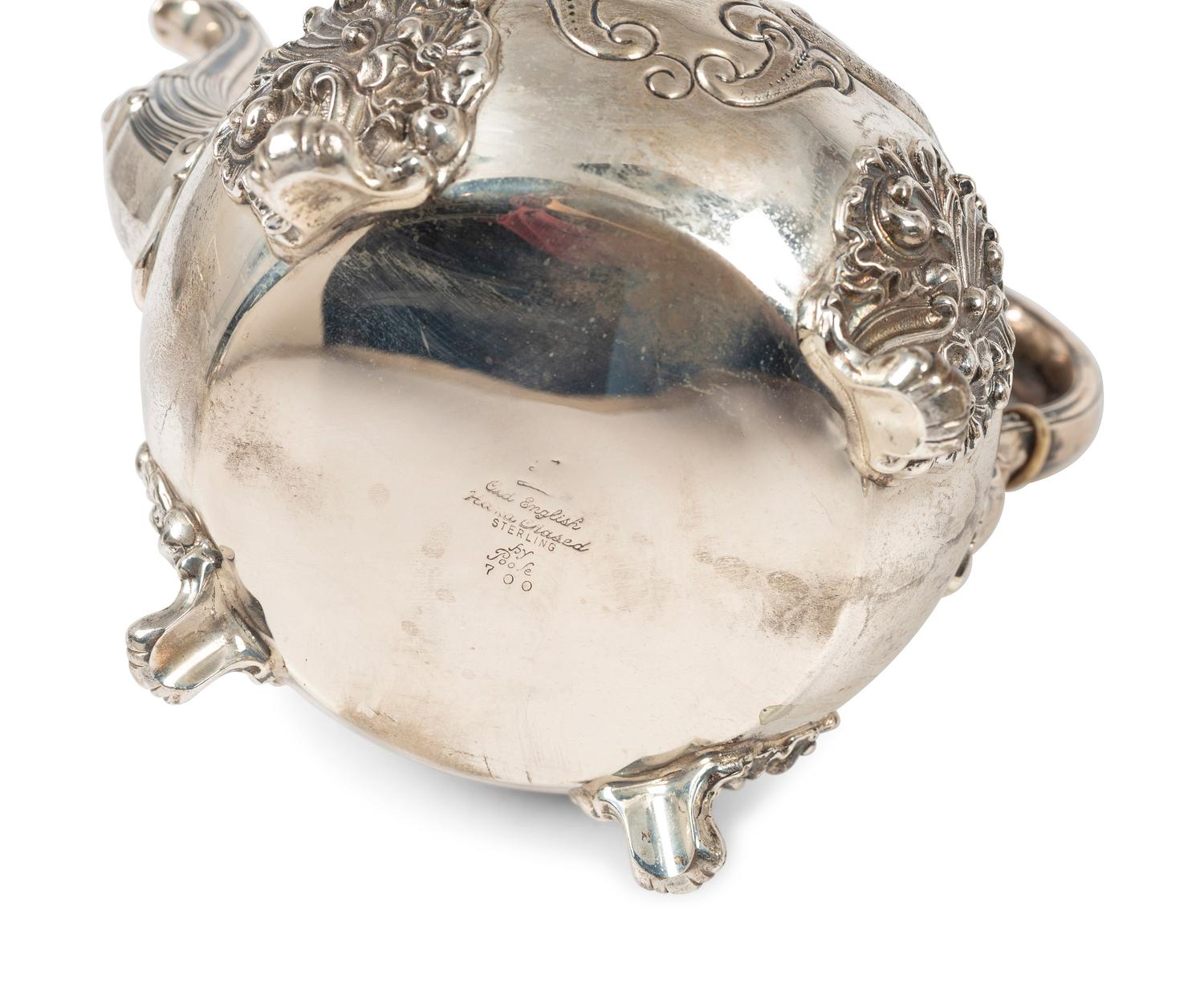 A Poole Silversmiths Silver Six-Piece Tea and Coffee Service