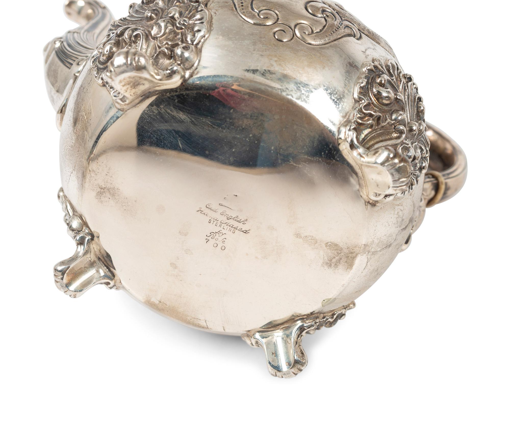 A Poole Silversmiths Silver Six-Piece Tea and Coffee Service