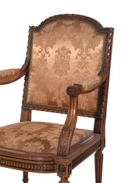 A Louis XVI Style Walnut Seating Suite