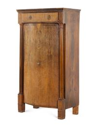 A Continental Neoclassical Burlwood Cabinet