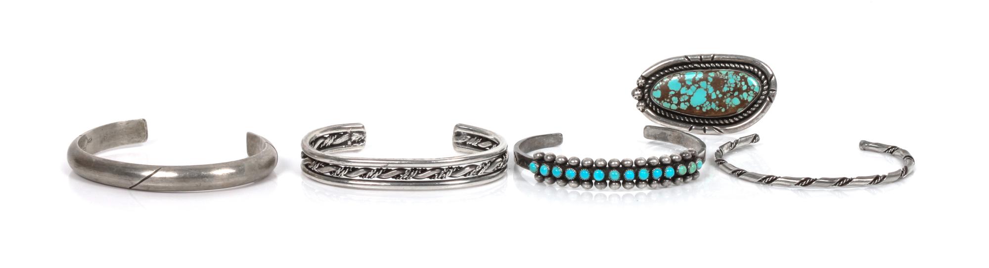 Five Southwestern Style Jewelry Items