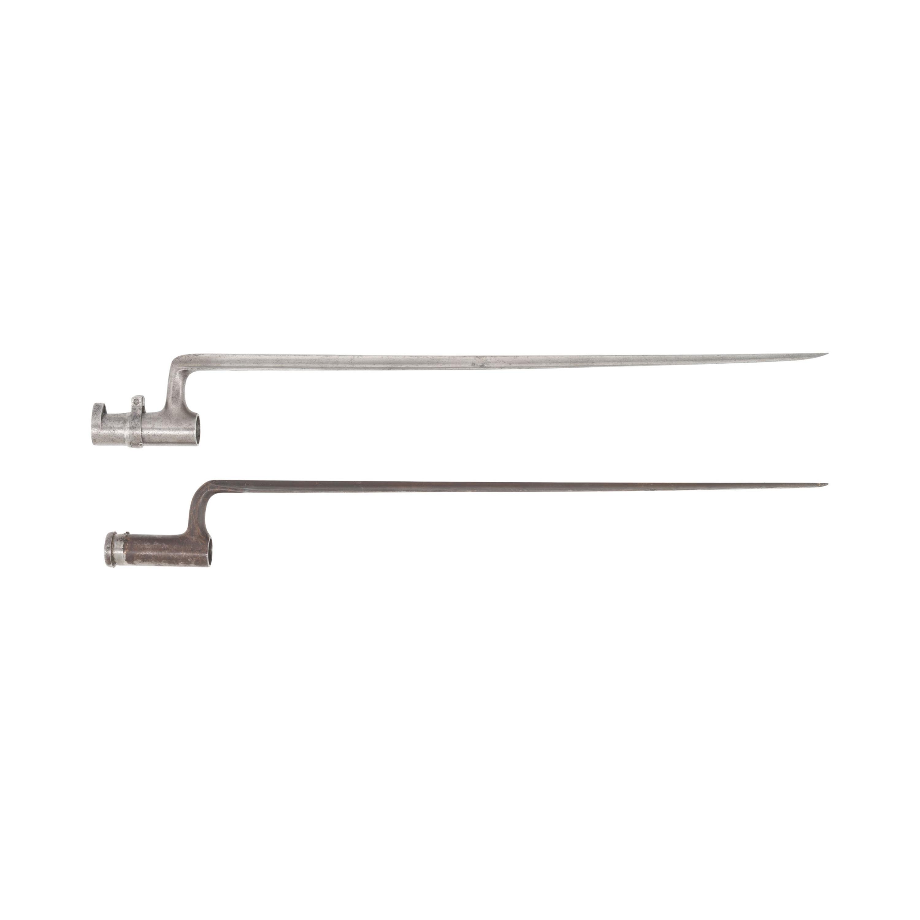 Two US Socket Bayonet: 1st Pattern Spencer Rifle & Greene Rifle Bayonet