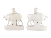 Six Porcelain Figural Groups