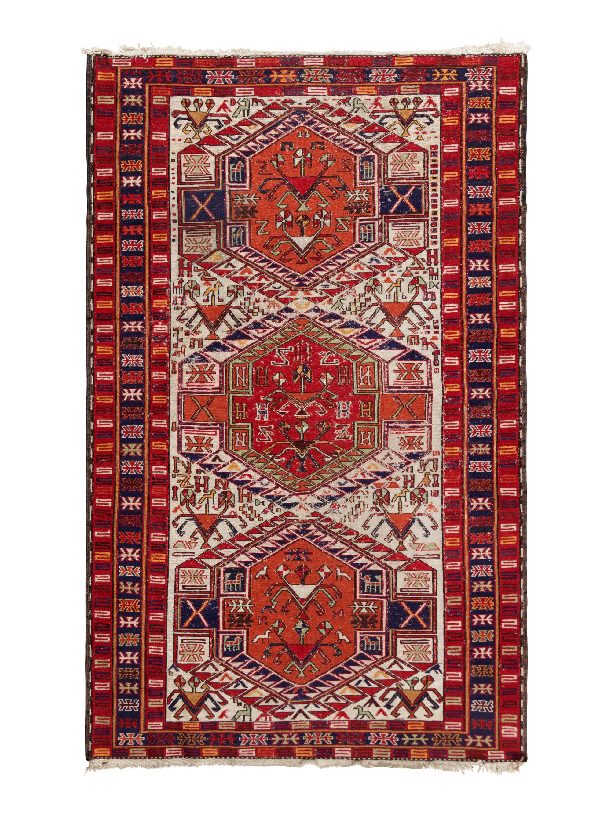 A Soumak Wool Rug
