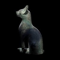 An Egyptian Bronze Cat