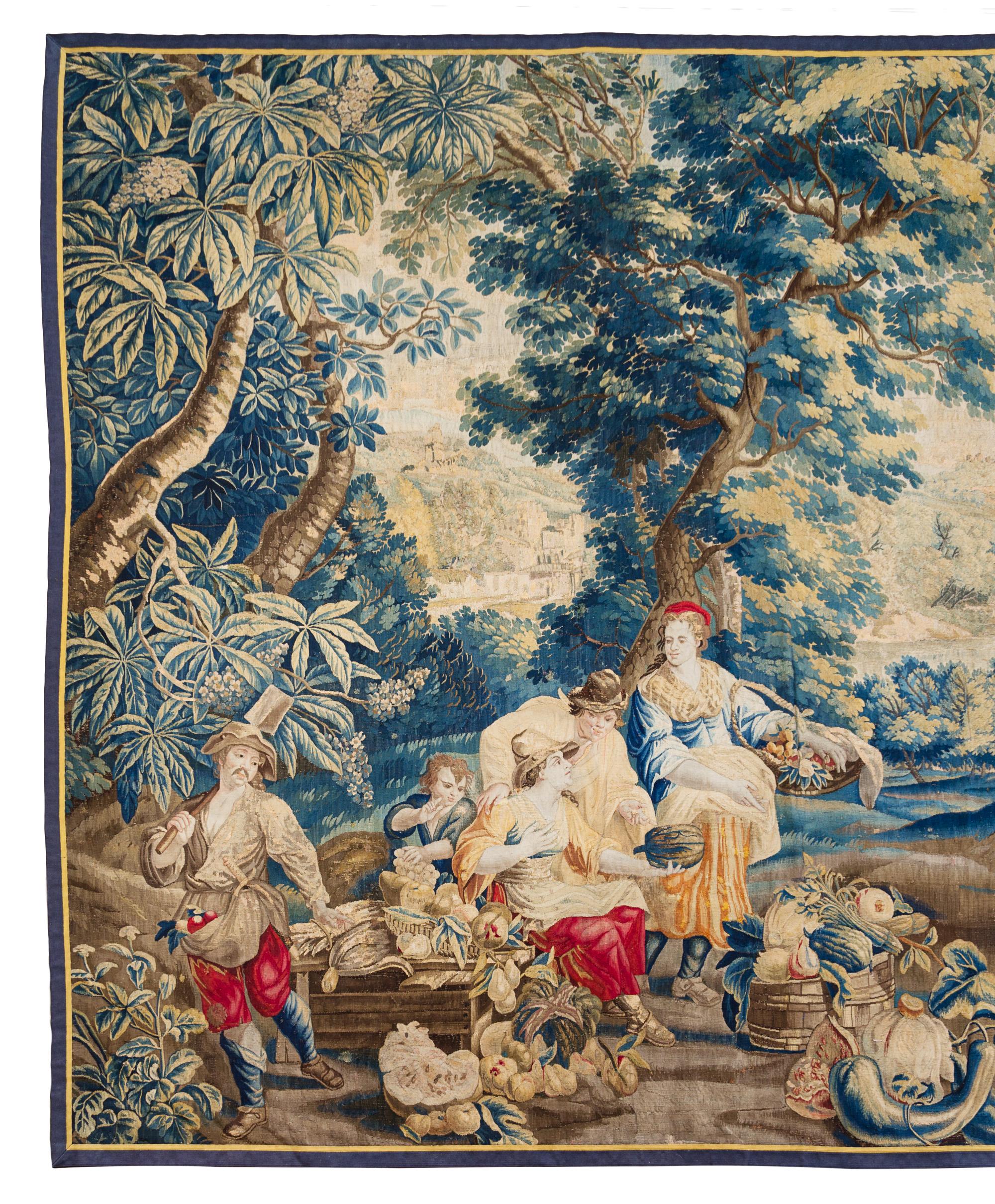 A Flemish Wool Tapestry 8 feet 7 inches x 12 feet 5 inches. — IN THE MANNER OF DAVID TENIERS THE YOUNGER, EARLY 18TH CENTURY