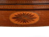 A Federal Style Mahogany and Marquetry Inlaid Game Table