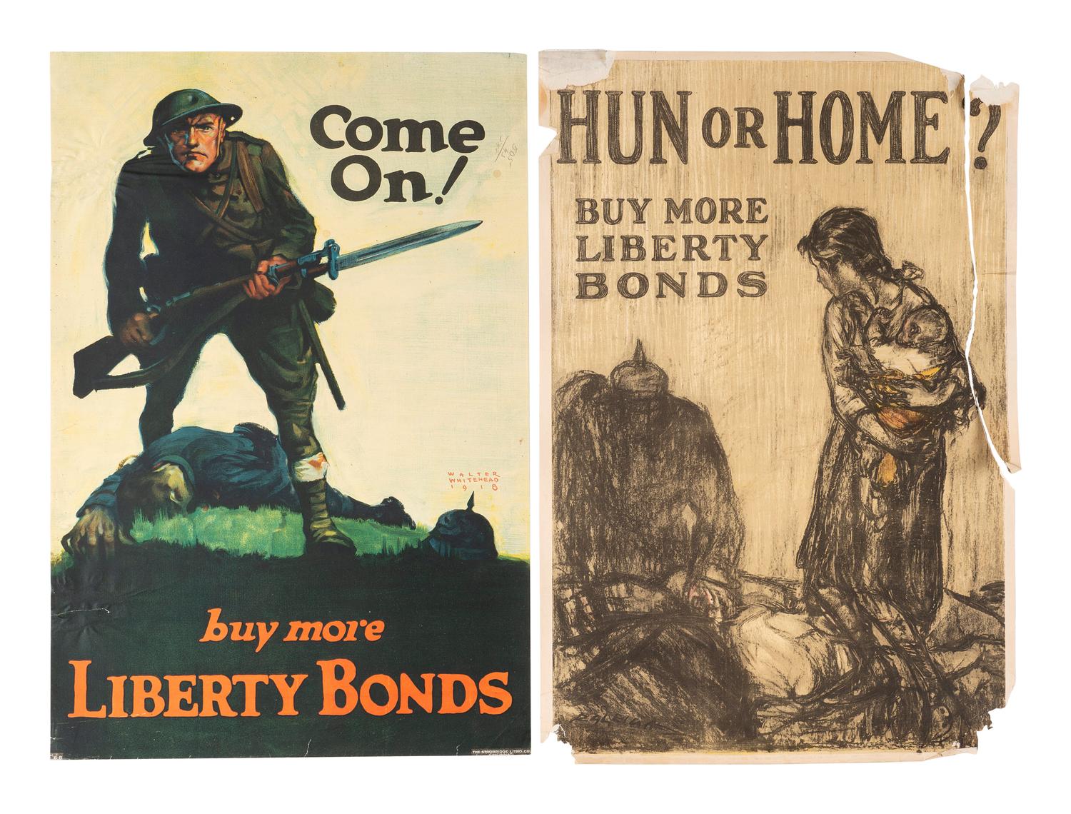 [WORLD WAR I]. A group of 6 posters promoting Liberty Bonds, comprising: