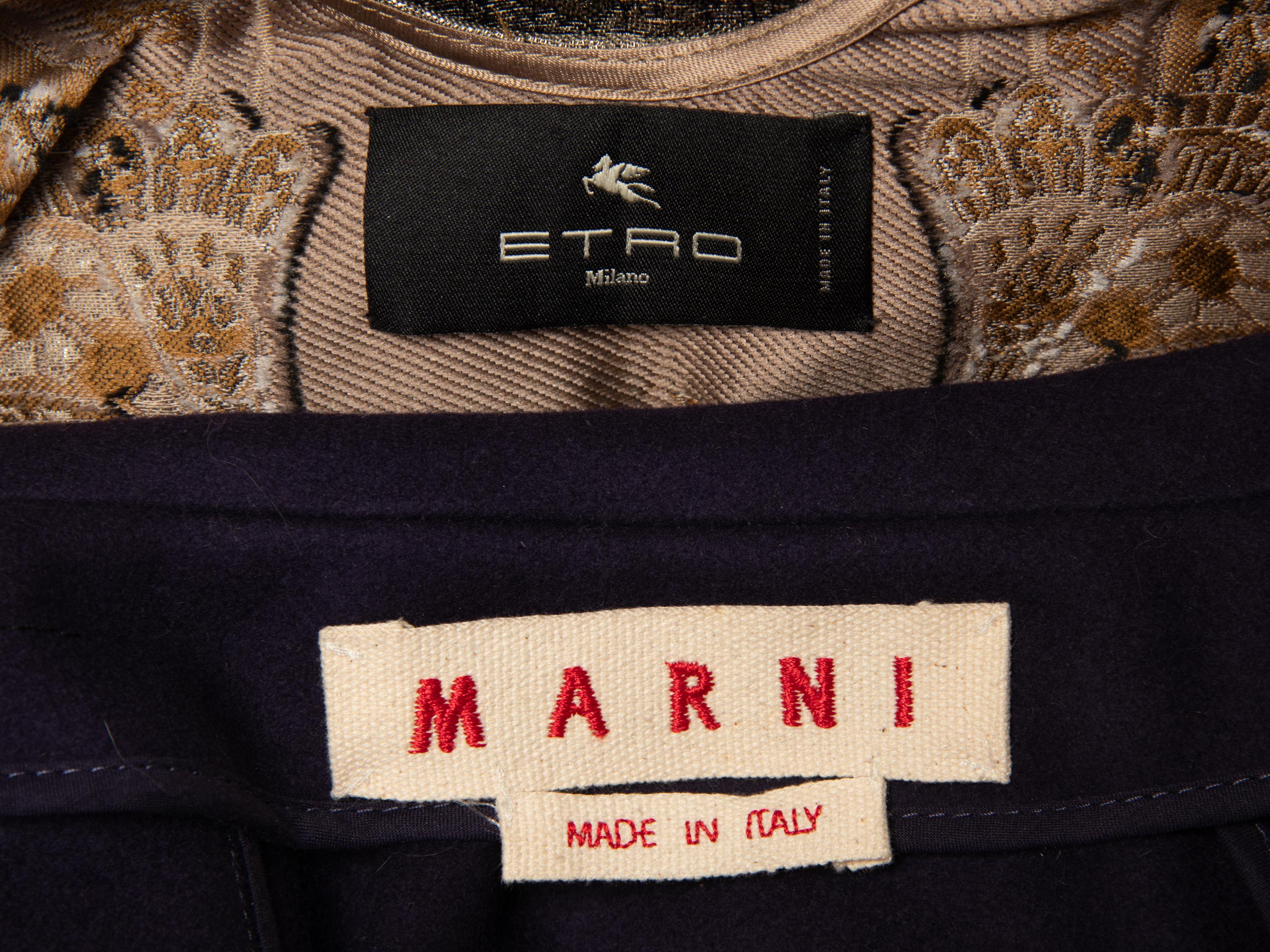 Etro Cape and Marni Coat