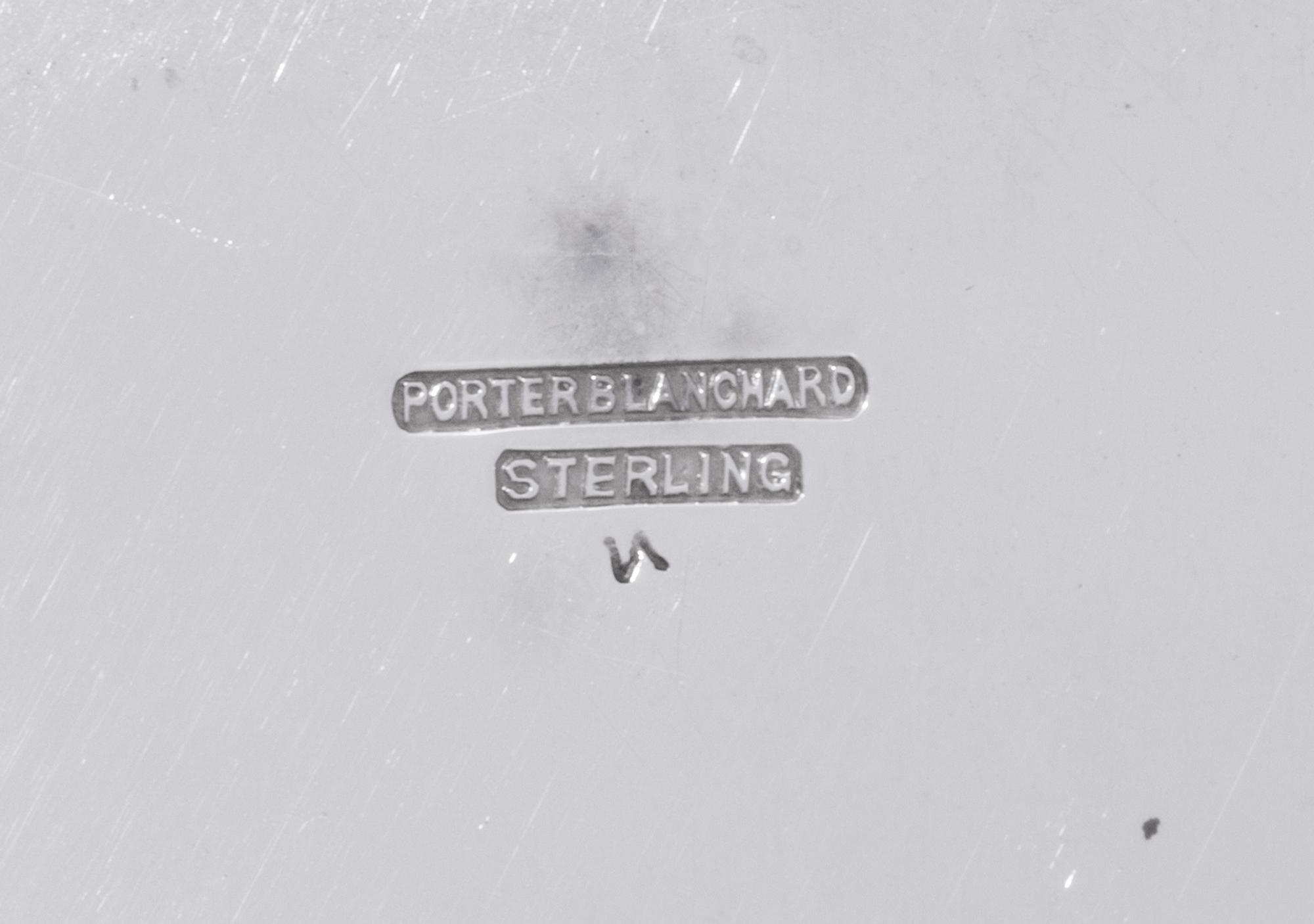Four Porter Blanchard Silver Table Articles