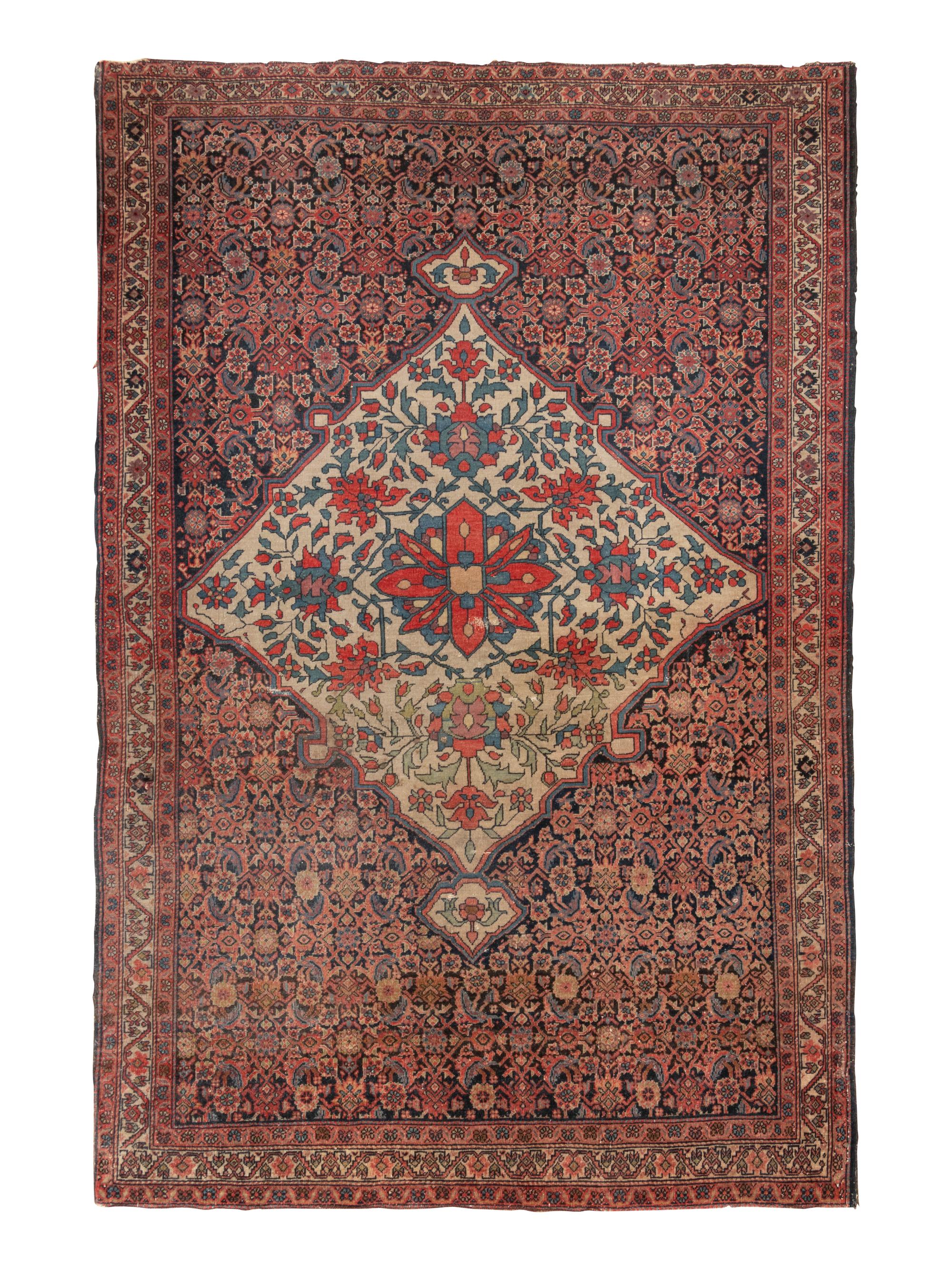 A Pair of Feraghan Sarouk Wool Rugs