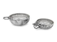 Two French Silver Tastevins