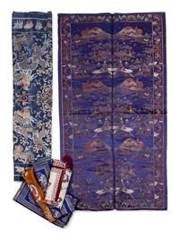 Twenty Five Chinese Embroidered Silk Panels