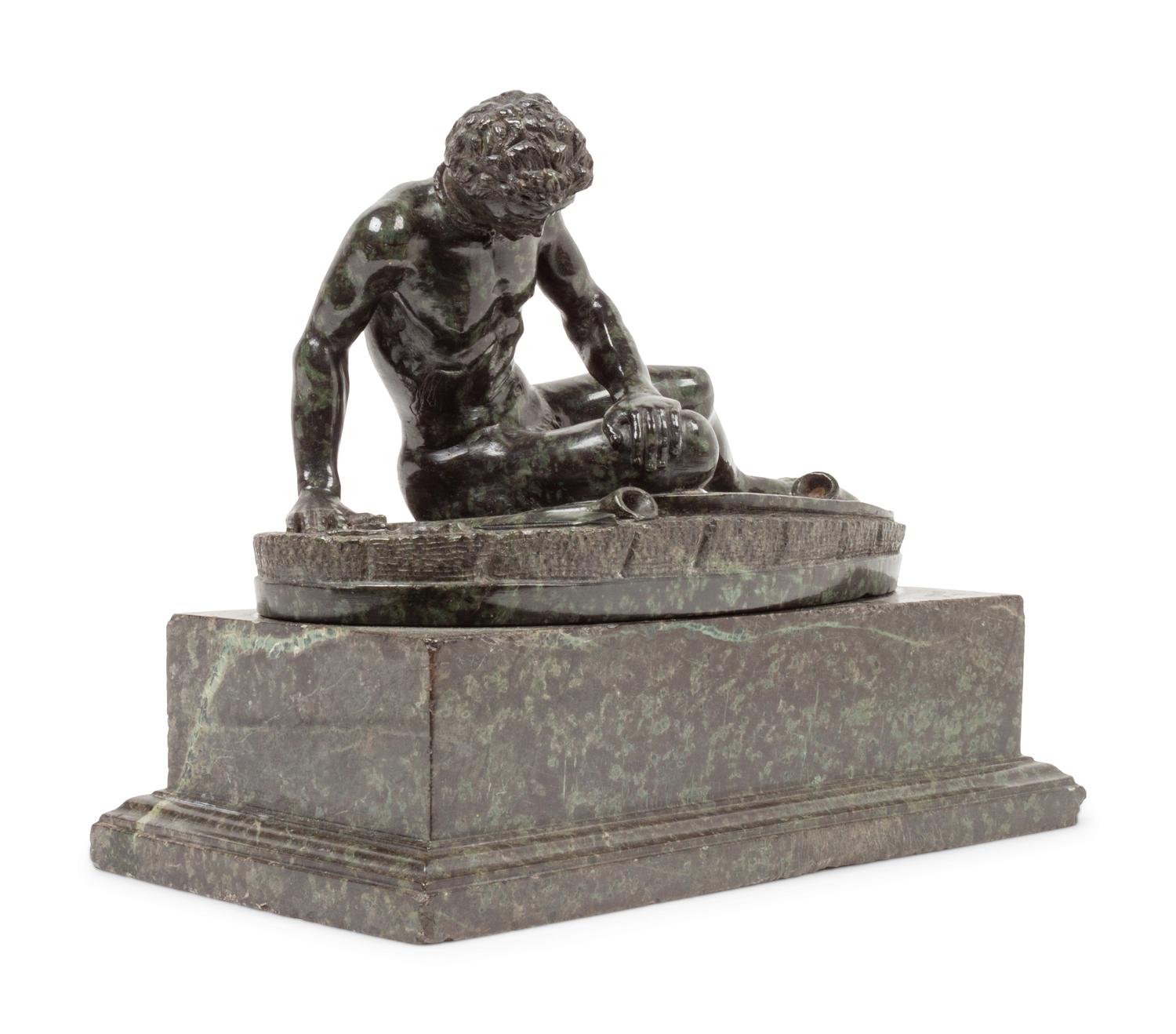 A Grand Tour Carved Marble Model of Dying Gaul
