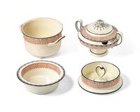 Two Wedgwood Queensware Etruscan Serving Wares